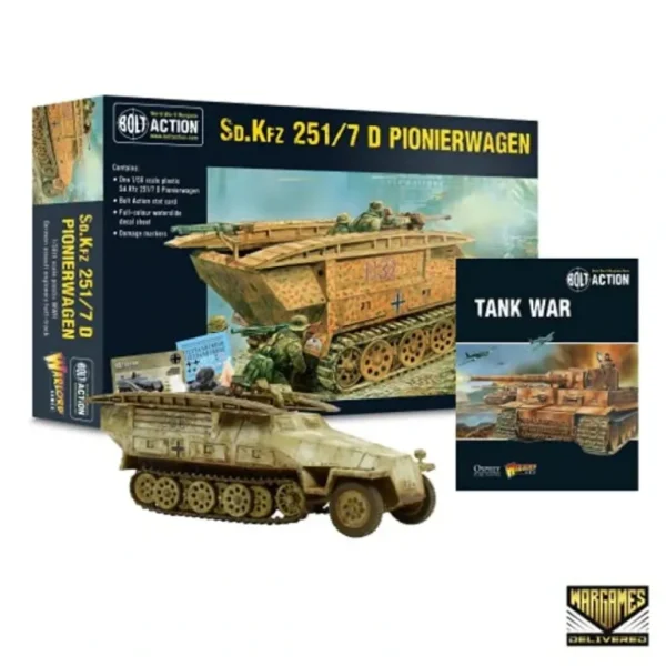 Bolt Action - Tank War: Sd.Kfz 251 D Pionierwagen German Tank + Digital Guide - Miniature Marvels: Airplane Models & Painted Dice* Shop All