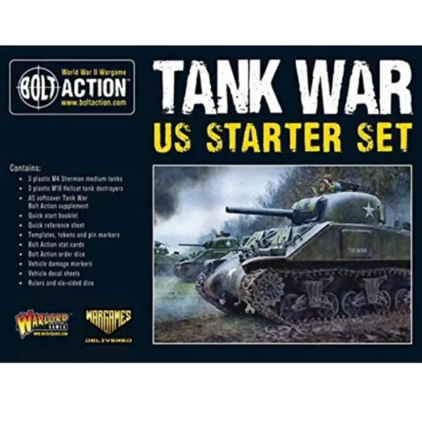 Bolt Action - Tank War: US Starter Set - Miniature Marvels: Airplane Models & Painted Dice* Shop All