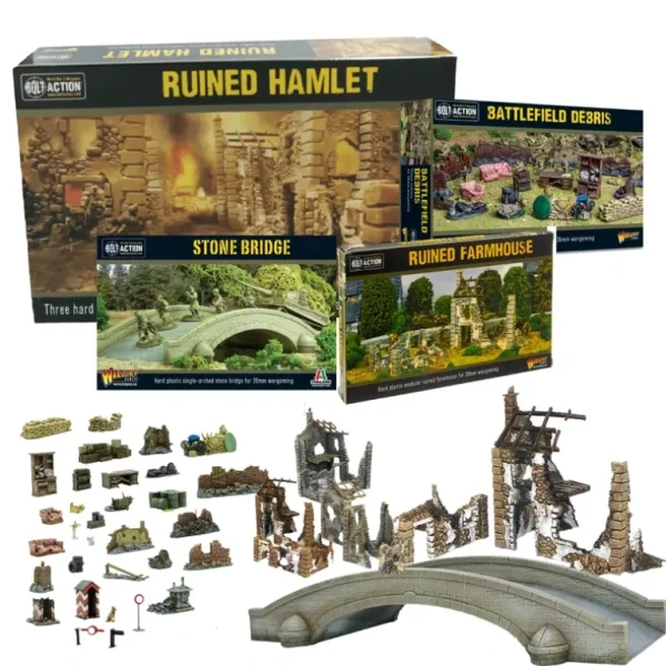 Bolt Action - Terrain Bundle - Miniature Marvels: Airplane Models & Painted Dice* Shop All