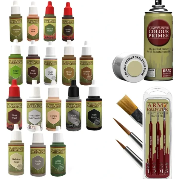 Bolt Action - US Army Paint Set Bundle - Miniature Marvels: Airplane Models & Painted Dice* Shop All