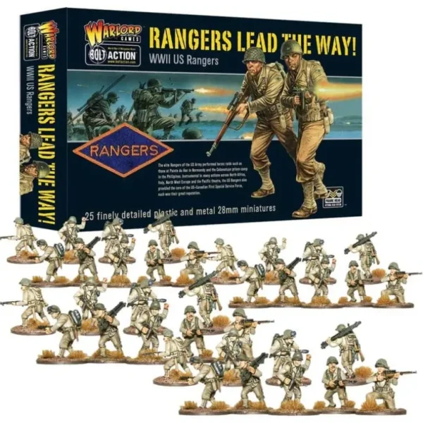 Bolt Action - USA: Rangers Lead The Way! - Miniature Marvels: Airplane Models & Painted Dice* Shop All