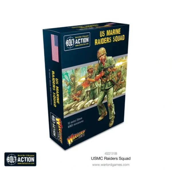 Bolt Action - USA: USMC Raider Squad - Miniature Marvels: Airplane Models & Painted Dice* Shop All