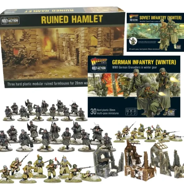 Bolt Action - Winter Stalingrad Bundle - Miniature Marvels: Airplane Models & Painted Dice* Shop All