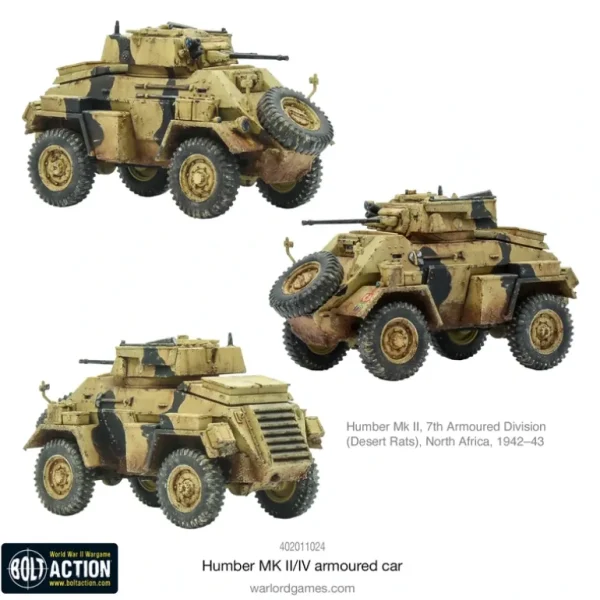 Bolt Action: Humber MK II/IV Armoured Car - Miniature Marvels: Airplane Models & Painted Dice* Shop All