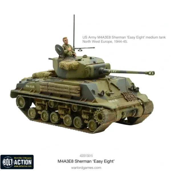 Bolt Action: M4A3E8 Sherman Easy Eight - Miniature Marvels: Airplane Models & Painted Dice* Shop All