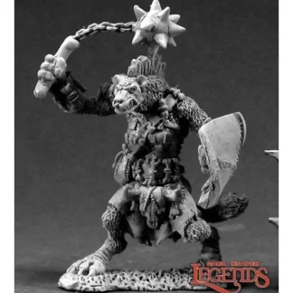 Boneflail, Gnoll Cleric: Dark Heaven Legends RPR 03333 - Miniature Marvels: Airplane Models & Painted Dice* Miniature