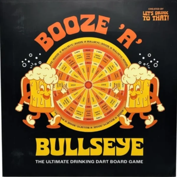 Store Booze 'a' Bullseye - The Ultimate Beer Drinking Magnetic Dart Board Party Game - Miniature Marvels: Airplane Models & Painted Dice Egpull