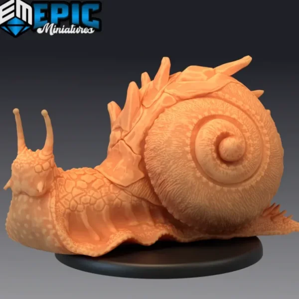 Store Boulder Snail - Miniature Marvels: Airplane Models & Painted Dice Miniature