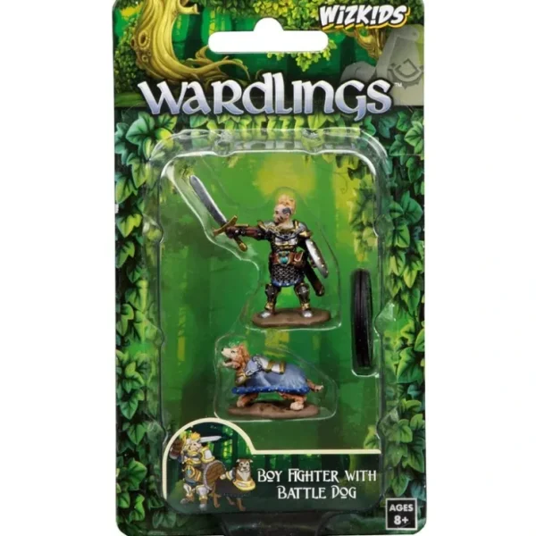 Clearance Boy Fighter & Battle Dog: WizKids Wardlings WZK 73320 - Miniature Marvels: Airplane Models & Painted Dice Miniature