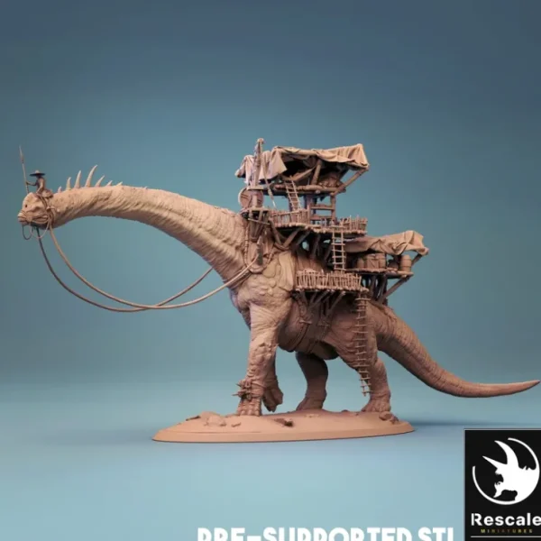 Store Brachiosaurus Caravan - Miniature Marvels: Airplane Models & Painted Dice Miniature