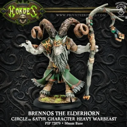 Cheap Brennos the Elderhorn: Circle Orboros - Warbeast PIP 72079 - Miniature Marvels: Airplane Models & Painted Dice Miniature