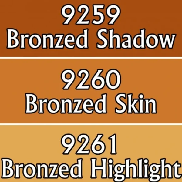 Cheap Bronzed Skin Triad: MSP Triads RPR 09787 - Miniature Marvels: Airplane Models & Painted Dice Paint