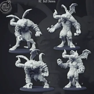 Clearance Bull Demon - Miniature Marvels: Airplane Models & Painted Dice Miniature