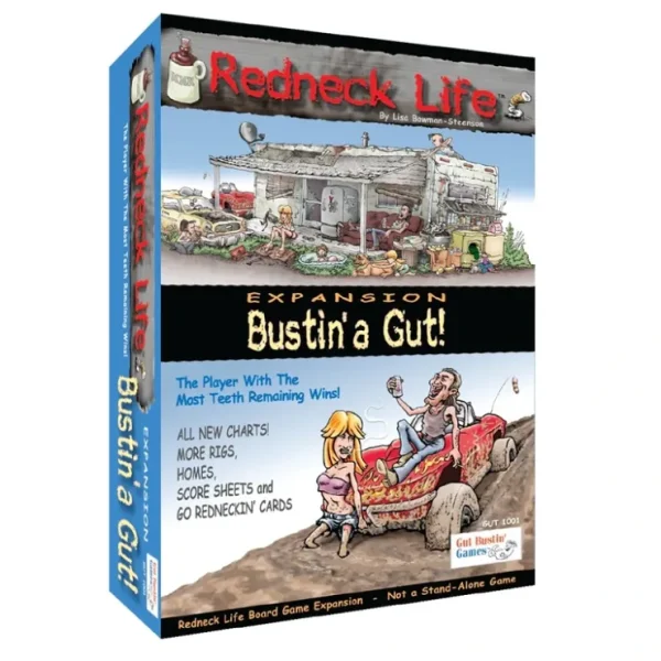 Sale Bustin' a Gut! Redneck Life Expansion GUT 1001 - Miniature Marvels: Airplane Models & Painted Dice Board Game