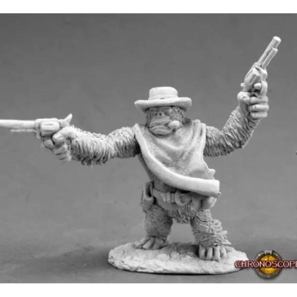 Best Cactus Joe, Gorilla Gunslinger: Chronoscope RPR 50318 - Miniature Marvels: Airplane Models & Painted Dice Miniature