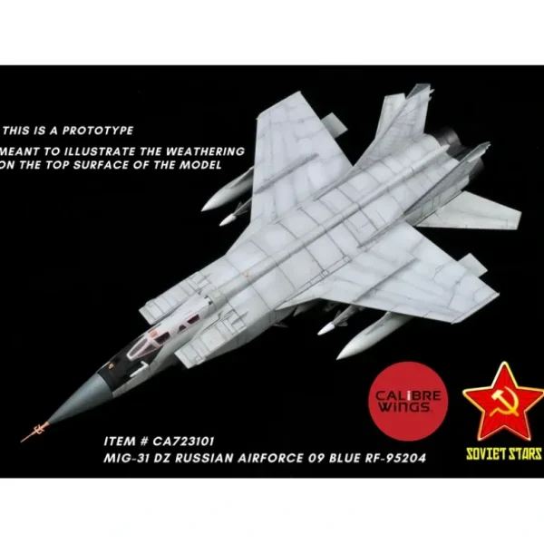 Calibre Wings CA723101 1:72 MIG-31DZ Foxhound Russian Air Force, Blue 09 - Miniature Marvels: Airplane Models & Painted Dice* Airplane Model