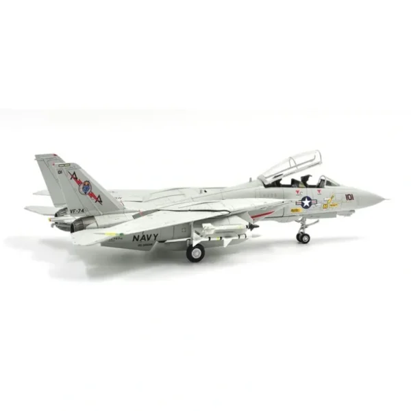 Calibre Wings CA721410-C 1:72 F-14A Tomcat US Navy VF-74 Be-Devilers, AA101, USS Saratoga 1987 - Miniature Marvels: Airplane Models & Painted Dice* Airplane Model