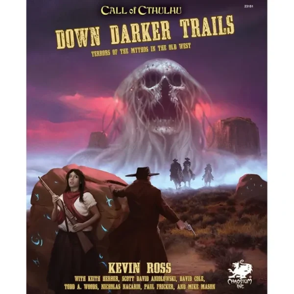 Store Call of Cthulhu RPG: Down Darker Trails - Terrors of Cthulhu in the Wild West (Hardcover) CHA 23151-H - Miniature Marvels: Airplane Models & Painted Dice Role-playing Game