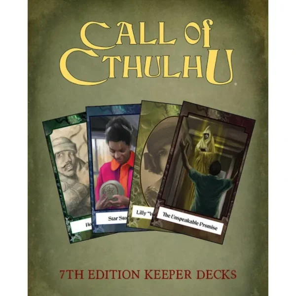 Clearance Call of Cthulhu RPG: Keepers Decks (4) CHA 23139 - Miniature Marvels: Airplane Models & Painted Dice Role-playing Game