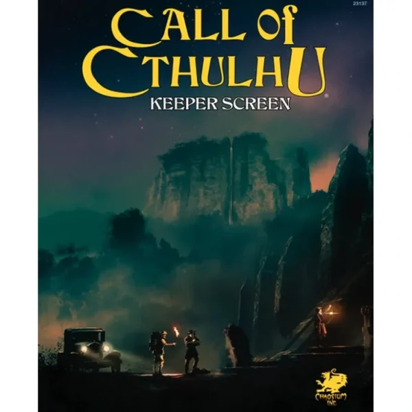 Cheap Call of Cthulhu RPG: Keeper Screen Pack CHA 23137 - Miniature Marvels: Airplane Models & Painted Dice Role-playing Game