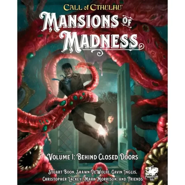 Hot Call of Cthulhu RPG: Mansions of Madness Vol. 1 - Behind Closed Doors (Hardcover) CHA 23167-H - Miniature Marvels: Airplane Models & Painted Dice Role-playing Game