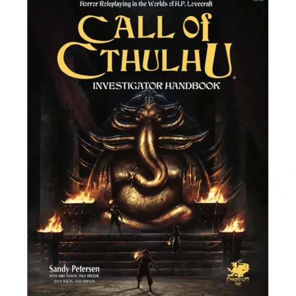 Online Call of Cthulhu RPG: 7th Edition Investigator Handbook (Hardcover) CHA 23136-H - Miniature Marvels: Airplane Models & Painted Dice Role-playing Game