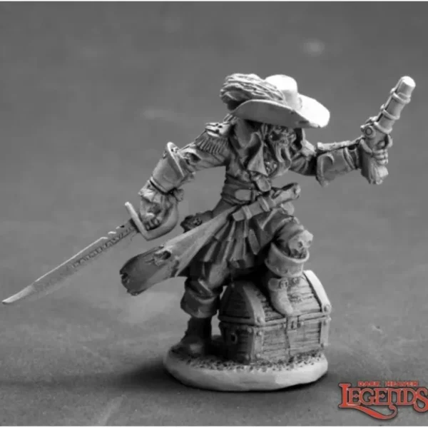 Flash Sale Captain Razig, Undead Pirate: Dark Heaven Legends RPR 03615 - Miniature Marvels: Airplane Models & Painted Dice Miniature