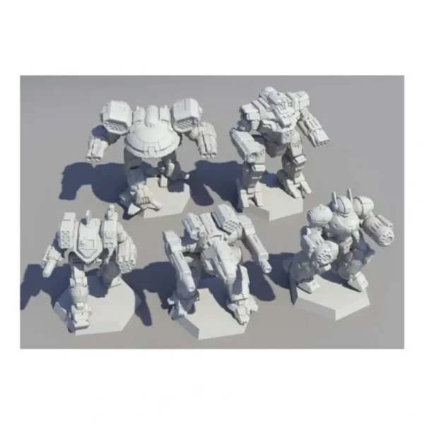 Catalyst Game Labs BattleTech Clan Heavy Battle Star, Grey - Miniature Marvels: Airplane Models & Painted Dice* Shop All