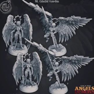 Shop Celestial Guardian - Miniature Marvels: Airplane Models & Painted Dice Miniature