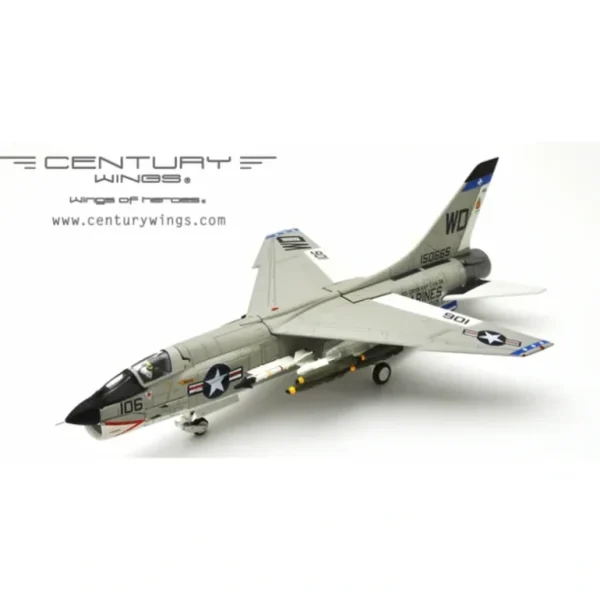 Century Wings 001624 1:72 F-8E Crusader - Miniature Marvels: Airplane Models & Painted Dice* Airplane Model