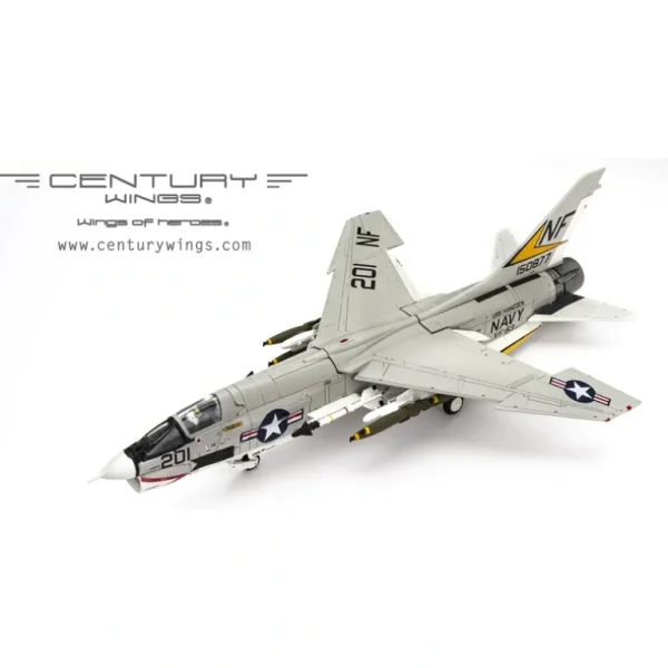 Century Wings 001639 1:72 F-8E Flaps Down - Miniature Marvels: Airplane Models & Painted Dice* Airplane Model