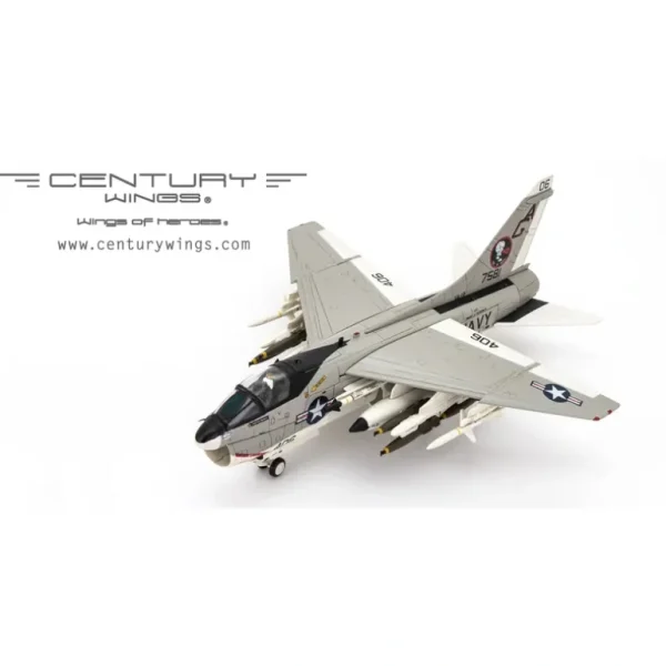 Century Wings CW-001646 1:72 A-7E Corsair II US Navy VA-12 Flying Ubangis AG406 - Miniature Marvels: Airplane Models & Painted Dice* Airplane Model