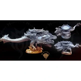 Shop Cerberus Rex With Platform - Miniature Marvels: Airplane Models & Painted Dice Miniature