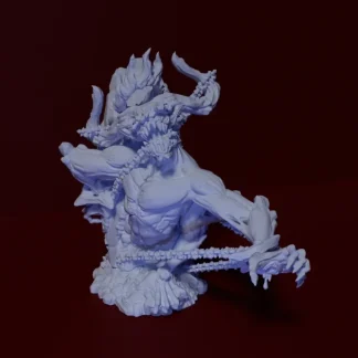 Hot Chained God - Miniature Marvels: Airplane Models & Painted Dice Miniature