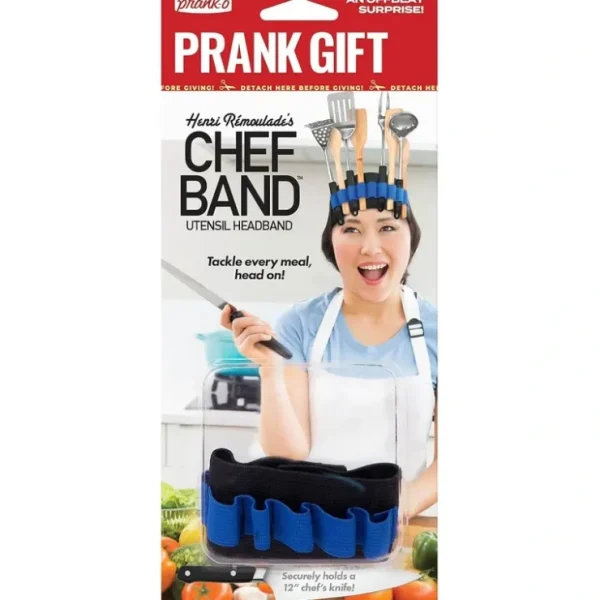 Store CHEF BAND Hilarious Prank Kitchen Gift - Funny Comedy Wearable Headband - Miniature Marvels: Airplane Models & Painted Dice Egpull