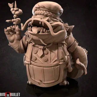 Discount Chef, Tuna - Miniature Marvels: Airplane Models & Painted Dice Miniature