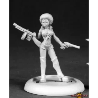 Fashion Cleo Greene, Mod Heroine: Chronoscope RPR 50194 - Miniature Marvels: Airplane Models & Painted Dice Miniature
