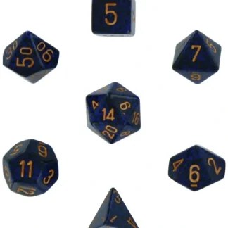 Best Cobalt: SpeckledPolyhedral Dice Set (7's) CHX 25337 - Miniature Marvels: Airplane Models & Painted Dice Dice