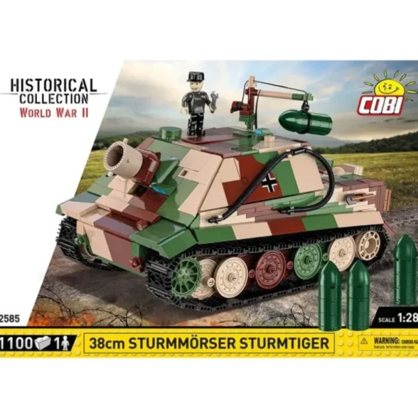 Cobi 2585 38 cm Sturmmrser Sturmtiger - Miniature Marvels: Airplane Models & Painted Dice* Airplane Model