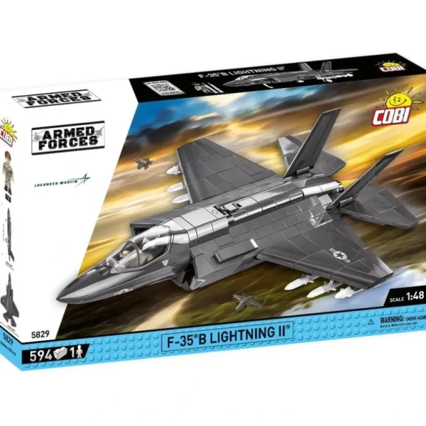 Cobi 5829 1:48 F-35B Lighting II - Miniature Marvels: Airplane Models & Painted Dice* Airplane Model