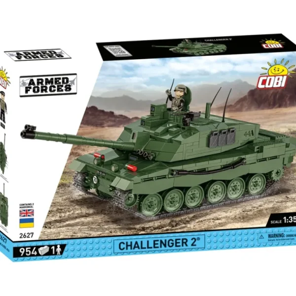 COBI 2627 Armed Forces Challenger 2 Tank - Miniature Marvels: Airplane Models & Painted Dice* Airplane Model