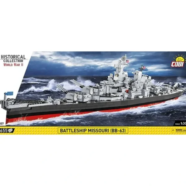Cobi 4837 Battleship Missouri (BB-63) - Miniature Marvels: Airplane Models & Painted Dice* Airplane Model