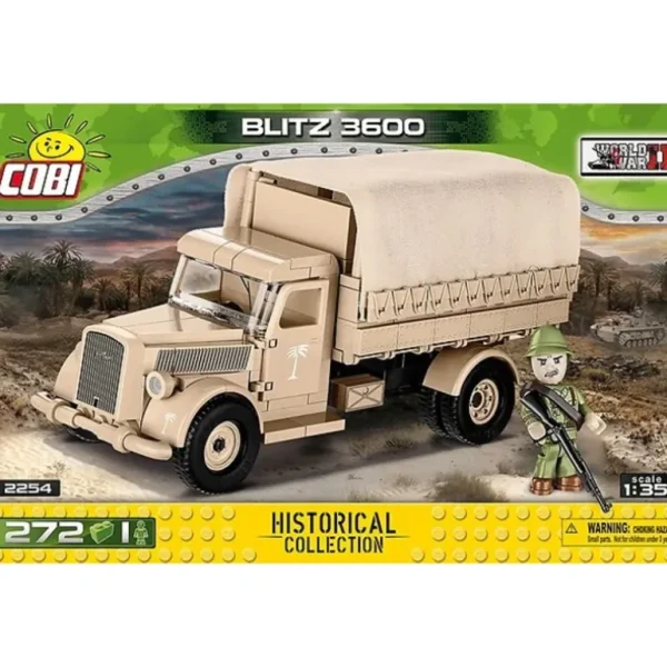 COBI 2254 Blitz 3600 - Miniature Marvels: Airplane Models & Painted Dice* Airplane Model
