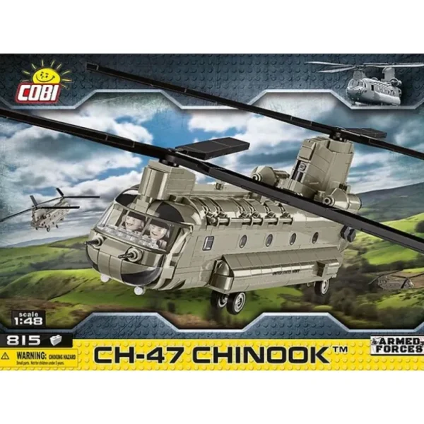 COBI 5807 CH-47 Chinook - Miniature Marvels: Airplane Models & Painted Dice* Airplane Model