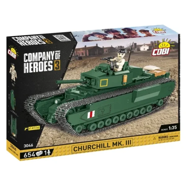 Cobi 3046 Churchill MK. III - Miniature Marvels: Airplane Models & Painted Dice* Airplane Model