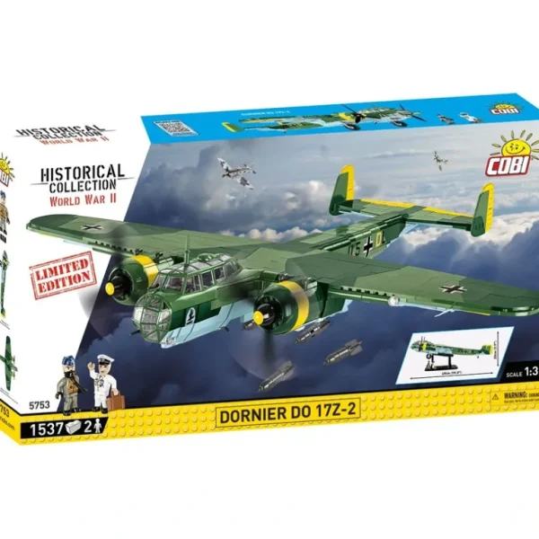 Cobi 5753 Dornier Do-17Z-2 (Limited Edition) - Miniature Marvels: Airplane Models & Painted Dice* Airplane Model
