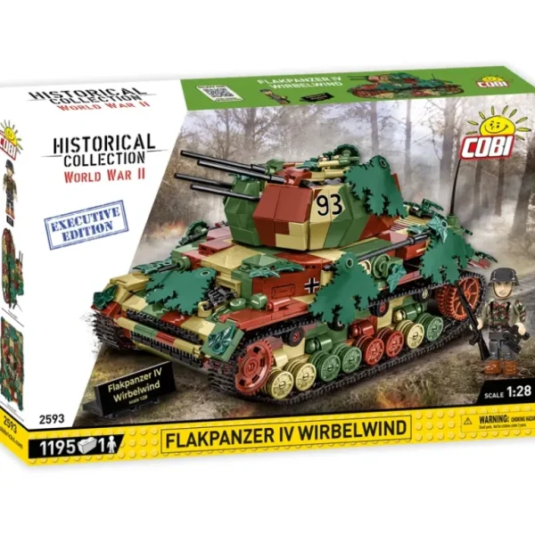 COBI 2593 Flakpanzer IV Wirbelwind (Executive Edition) - Miniature Marvels: Airplane Models & Painted Dice* Airplane Model