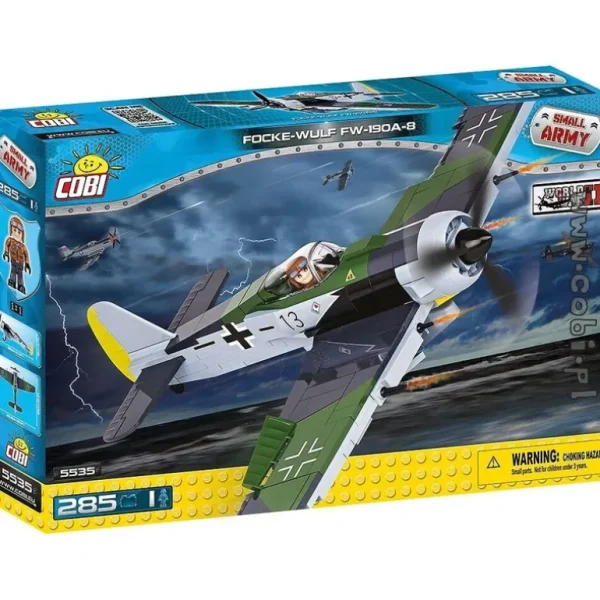 COBI 5535 Focke-Wulf FW-109A-8 - Miniature Marvels: Airplane Models & Painted Dice* Airplane Model