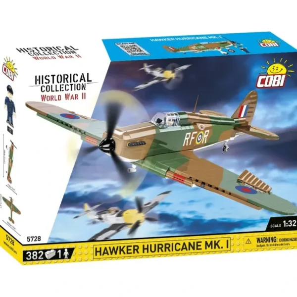 Cobi 5728 Hawker Hurricane Mk.1 - Miniature Marvels: Airplane Models & Painted Dice* Airplane Model