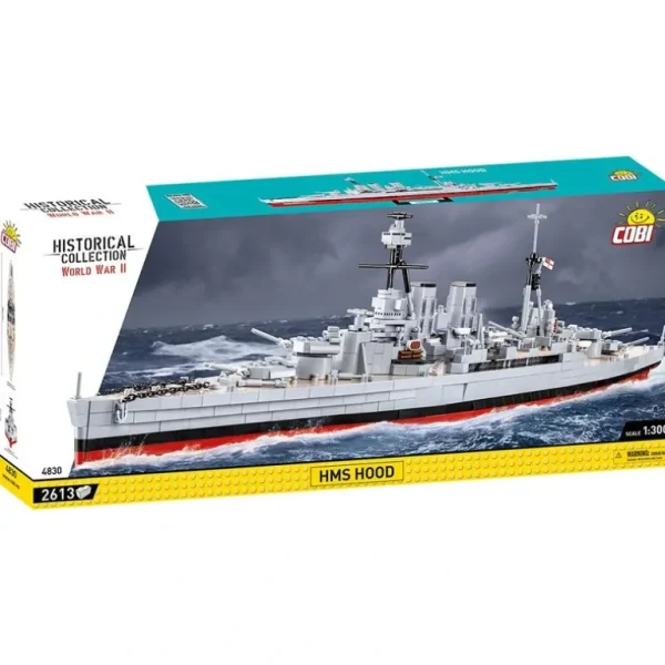 COBI 4830 HMS Hood Battlecruiser Royal Navy - Miniature Marvels: Airplane Models & Painted Dice* Airplane Model